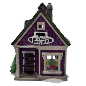 Dept. 56 Heritage Village Otis Hayes Butcher New England‎ Village Lighted House
